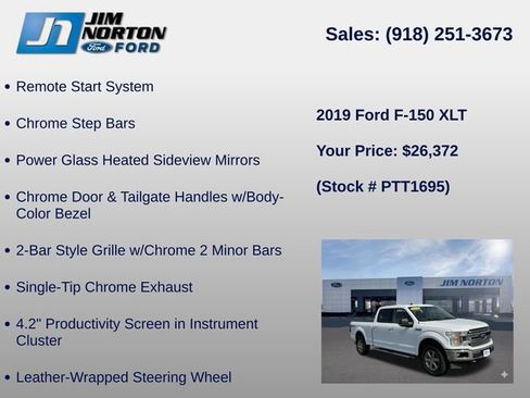 Used 2019 Ford F150 XLT w/ Equipment Group 302A Luxury AWD/4WD image 27