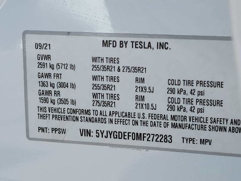 Used 2021 Tesla Model Y Performance image 24