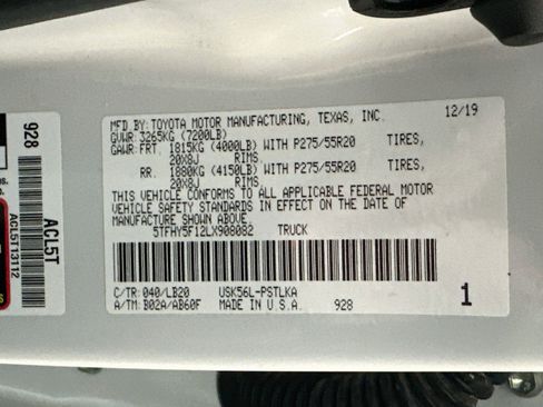 Used 2020 Toyota Tundra Limited AWD/4WD image 30