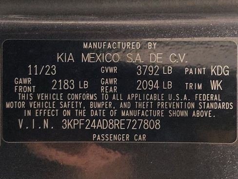 Used 2024 Kia Forte LXS FWD image 33
