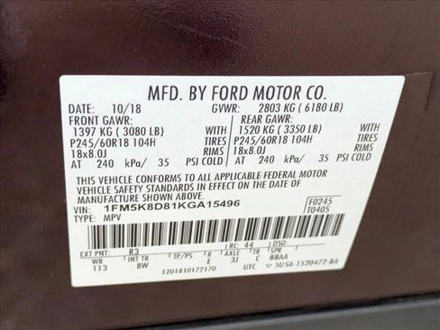 Used 2019 Ford Explorer XLT w/ Class III Trailer Tow Package AWD/4WD image 23