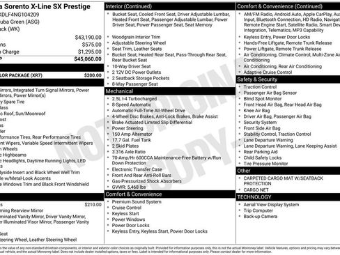 Certified 2022 Kia Sorento SX Prestige w/ Rust Color Package image 6