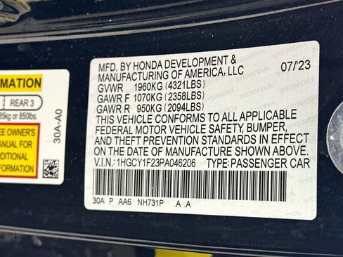 Used 2023 Honda Accord LX image 12