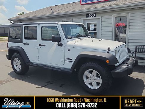 Used 2017 Jeep Wrangler Unlimited Sport w/ Quick Order Package 24S AWD/4WD image 1