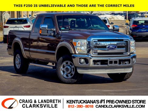 Used 2012 Ford F250 Lariat w/ Chrome Pkg image 1