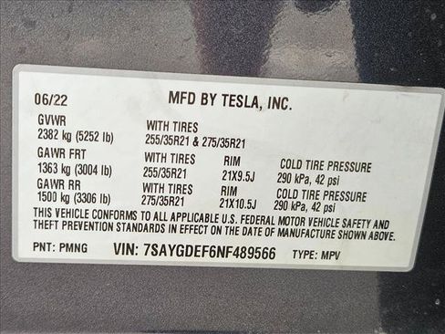Used 2022 Tesla Model Y Performance AWD/4WD image 19
