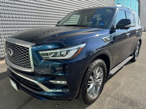 Used 2021 INFINITI QX80 Luxe w/ All-Season Package AWD/4WD image 1