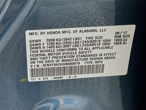 Used 2017 Honda Pilot EX image 36