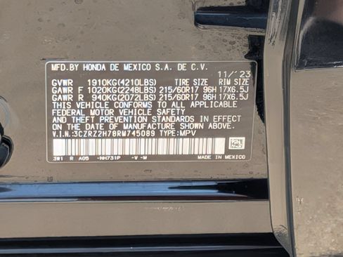 Certified 2024 Honda HR-V EX-L image 36