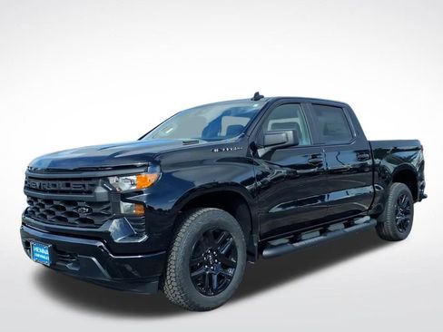 New 2026 Chevrolet Silverado 1500 Custom w/ Turbomax Blackout Package RWD image 8