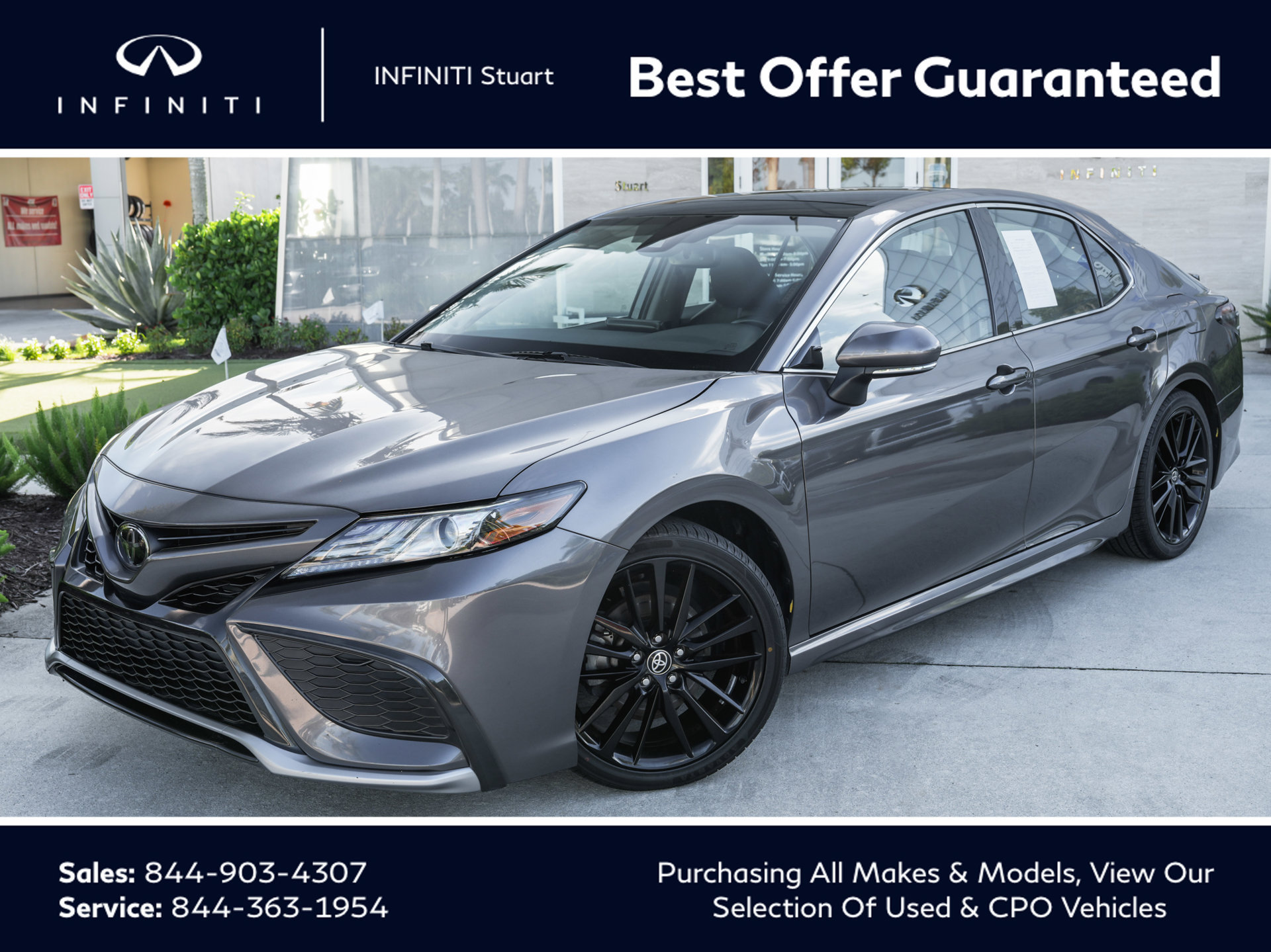 Used 2022 Toyota Camry XSE w/ Navigation Package FWD 360° Tour