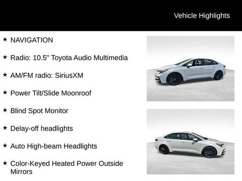 Used 2025 Toyota Corolla SE w/ SE Premium Package FWD image 10