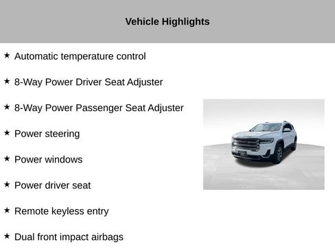 Used 2023 GMC Acadia SLT w/ Preferred Package AWD/4WD image 45