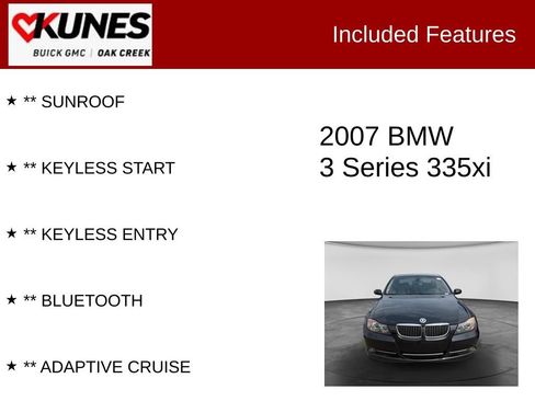 Used 2007 BMW 335xi Sedan AWD/4WD image 2