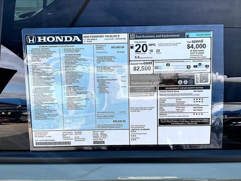 New 2026 Honda Passport TrailSport Elite image 18