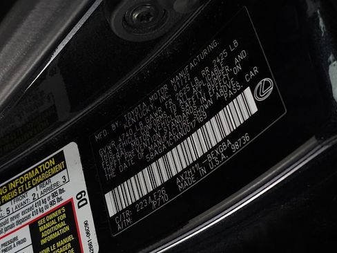 Used 2022 Lexus ES 300h F Sport w/ Accessory Package 2 image 38