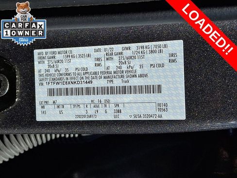 Used 2022 Ford F150 XLT w/ Equipment Group 302A High AWD/4WD image 28