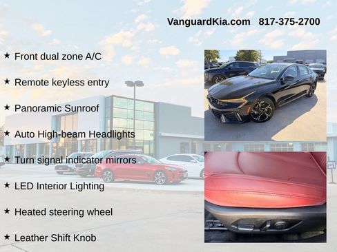 Certified 2025 Kia K5 GT-Line w/ GT-Line Premium Package FWD image 12