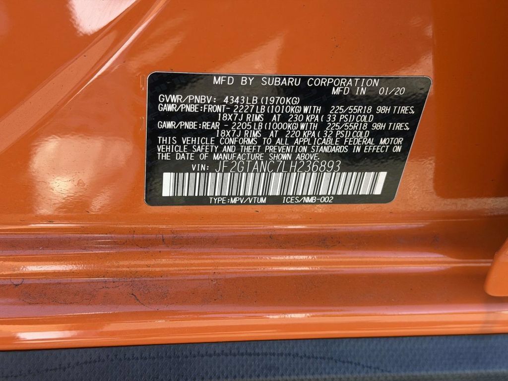 Used 2020 Subaru Crosstrek 2.0i Limited w/ Moonroof Package w/Navigation AWD/4WD image 17