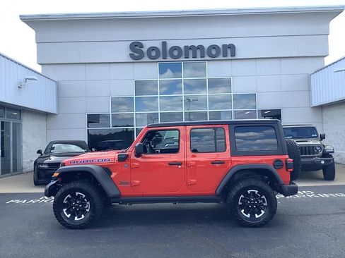 Certified 2025 Jeep Wrangler Unlimited Rubicon 4xe w/ Safety Group AWD/4WD image 1