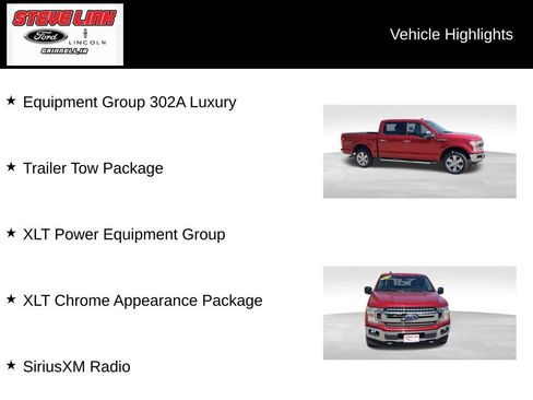 Used 2020 Ford F150 XLT w/ Equipment Group 302A Luxury AWD/4WD image 7