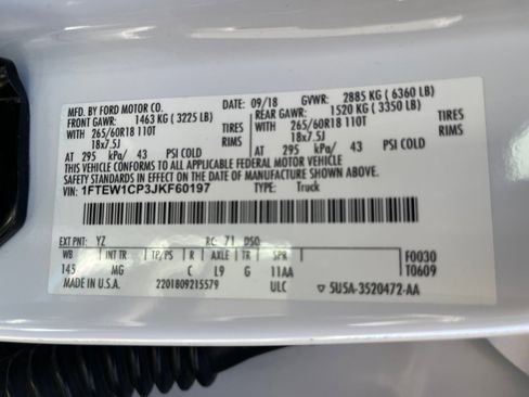 Used 2018 Ford F150 XLT w/ Equipment Group 302A Luxury image 34