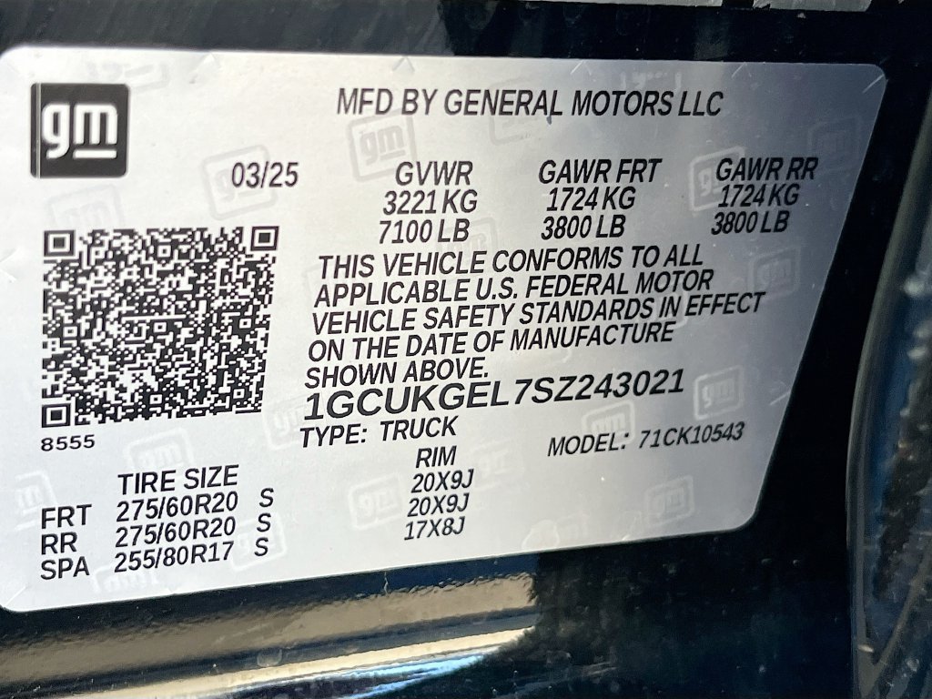 Used 2025 Chevrolet Silverado 1500 LTZ AWD/4WD image 34