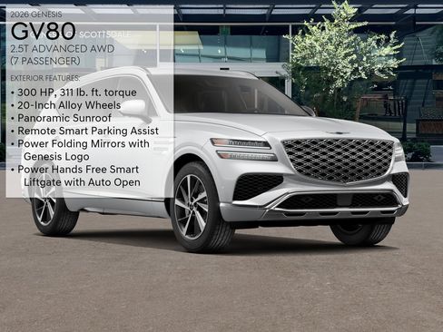 New 2026 Genesis GV80 2.5T Advanced AWD/4WD image 3