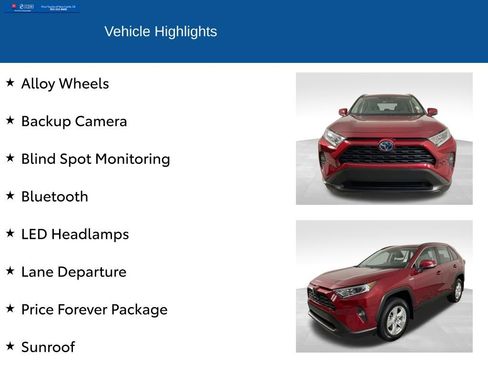 Used 2019 Toyota RAV4 XLE w/ Carpet Mat Package AWD/4WD image 2