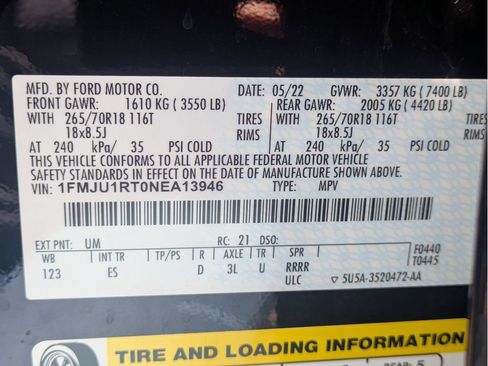 Used 2022 Ford Expedition Timberline AWD/4WD image 31