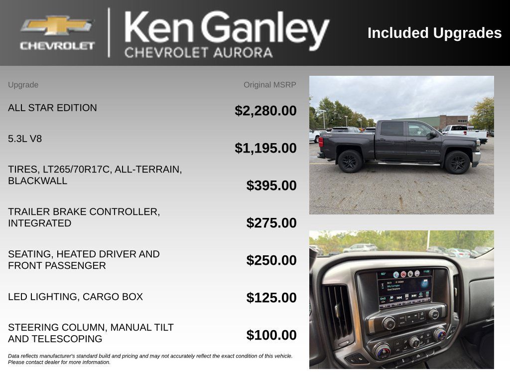 Used 2016 Chevrolet Silverado 1500 LT w/ All Star Edition AWD/4WD image 6