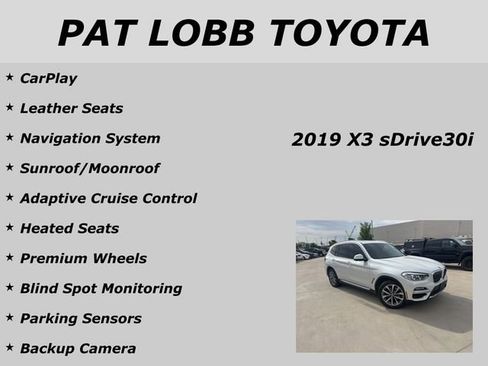 Used 2019 BMW X3 sDrive30i w/ Premium Package image 19