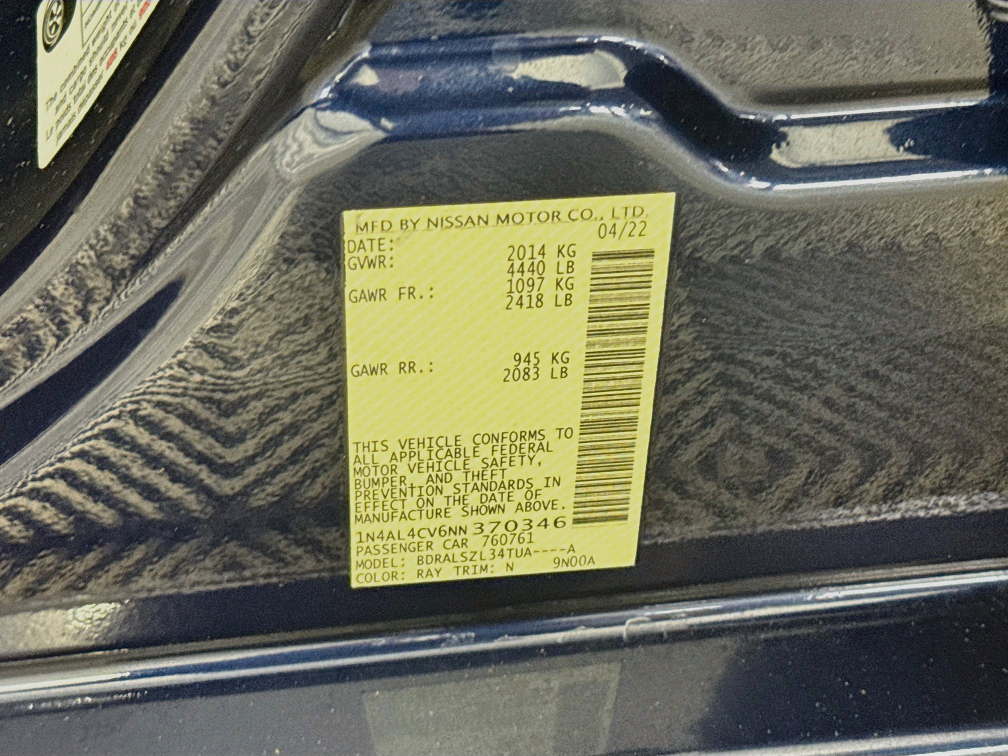 Used 2022 Nissan Altima 2.0 SR FWD image 40
