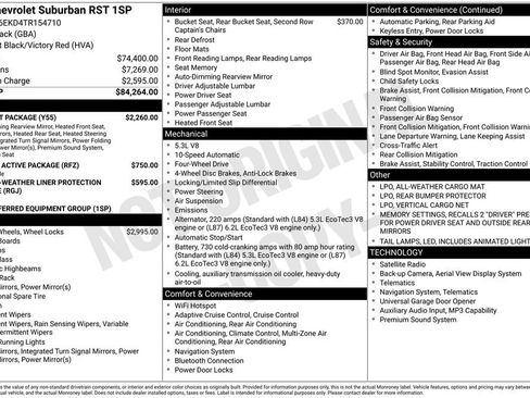 New 2026 Chevrolet Suburban RST w/ Comfort Package image 28