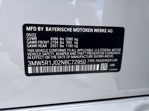 Used 2022 BMW 330i Sedan w/ Premium Package 2 image 30