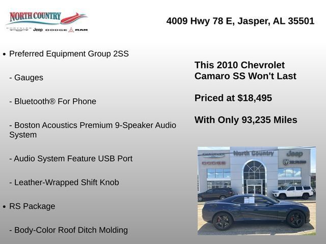 Used 2010 Chevrolet Camaro SS w/ RS Package RWD image 30
