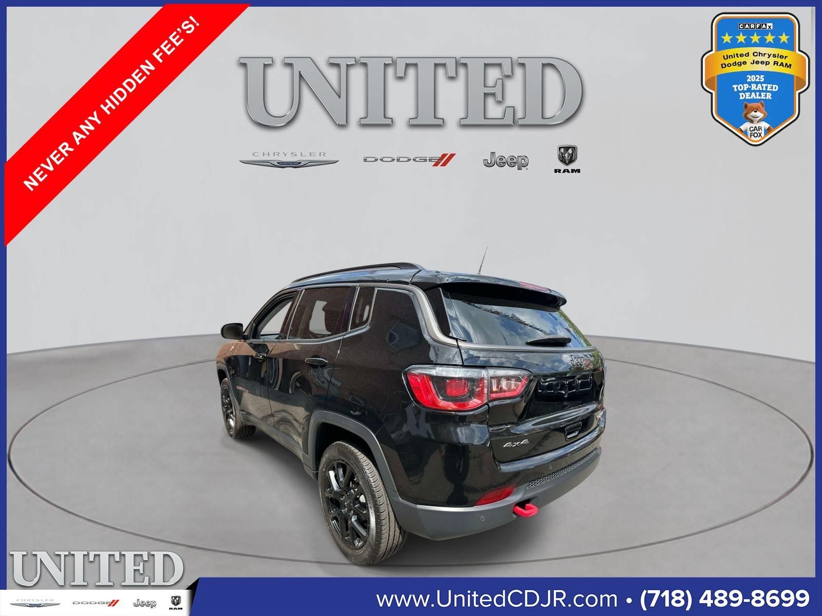 Certified 2018 Jeep Compass Trailhawk w/ Leather Interior Group AWD/4WD image 6