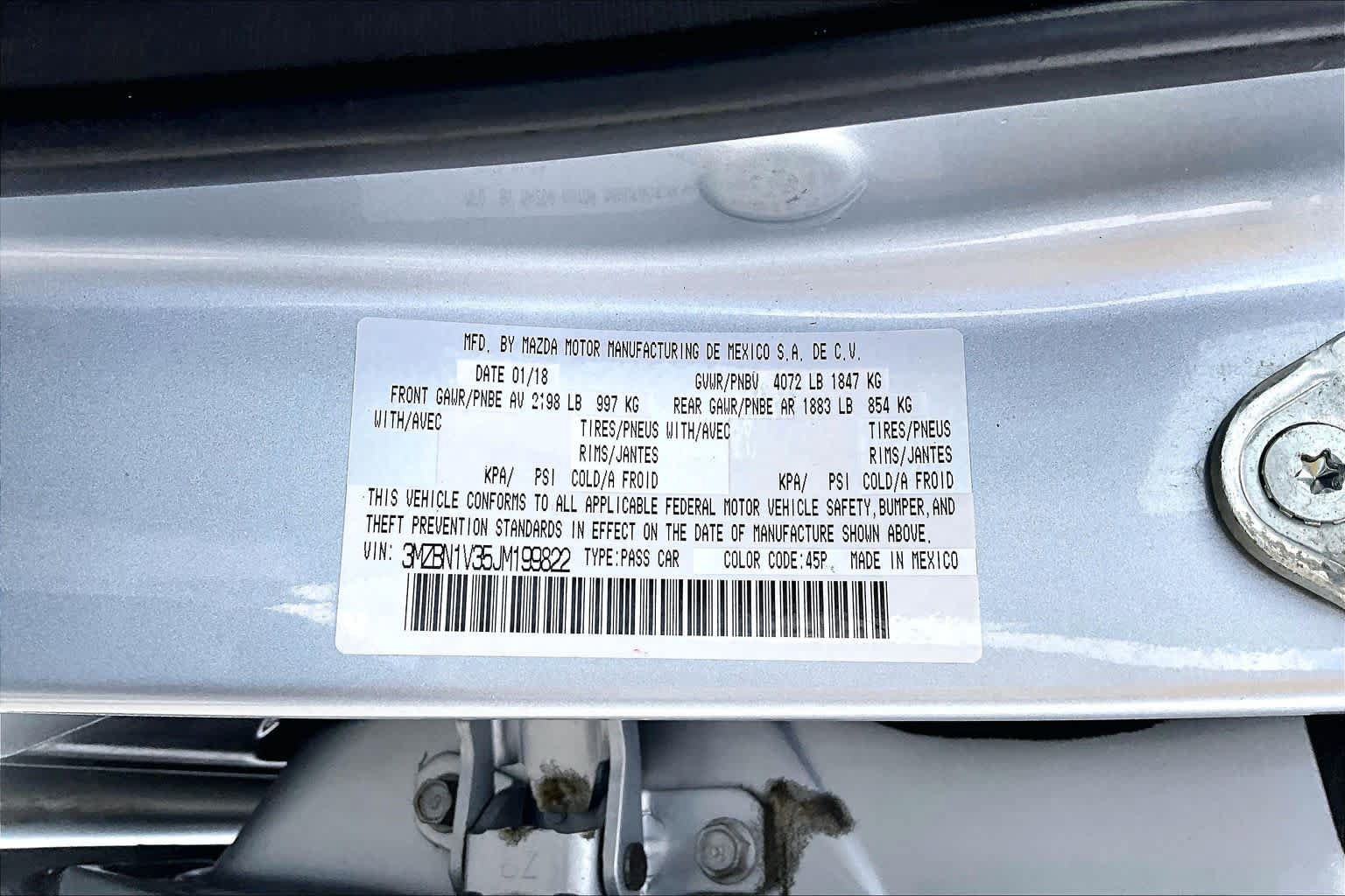 Used 2018 MAZDA MAZDA3 Touring FWD image 37