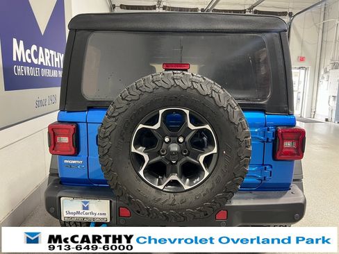 Used 2021 Jeep Wrangler Unlimited Rubicon 4xe w/ Steel Bumper Group image 6