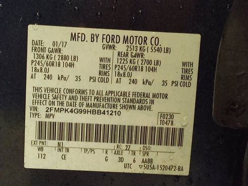 Used 2017 Ford Edge SE AWD/4WD image 33