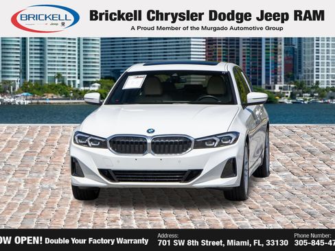 Used 2023 BMW 330e w/ Driving Assistance Package RWD image 2