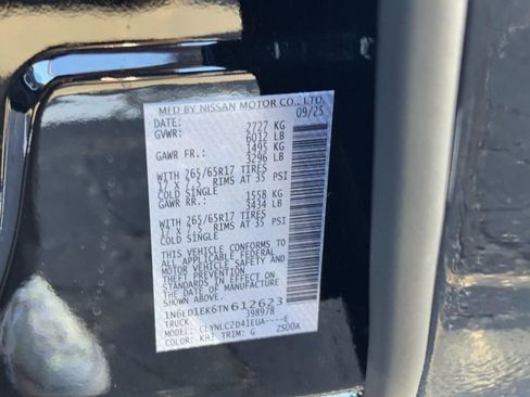 New 2026 Nissan Frontier SV w/ SV Convenience Package image 20