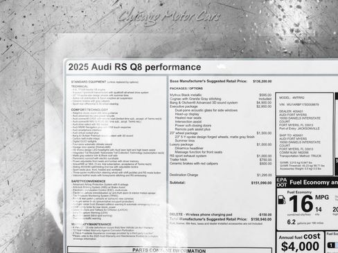 Used 2025 Audi RS Q8 performance AWD/4WD image 61