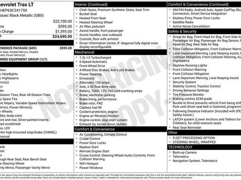 Used 2025 Chevrolet Trax LT w/ LT Convenience Package FWD image 29