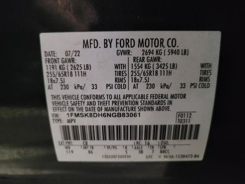 Used 2022 Ford Explorer XLT AWD/4WD image 33