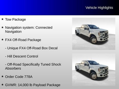 Used 2022 Ford F450 Limited w/ FX4 Off-Road Package image 8