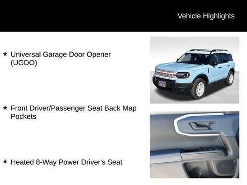 New 2025 Ford Bronco Sport Heritage w/ Convenience Package image 14
