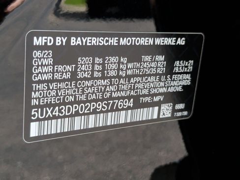 Certified 2023 BMW X3 sDrive30i w/ Premium Package RWD image 40