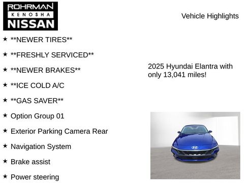 Used 2025 Hyundai Elantra Limited FWD image 7