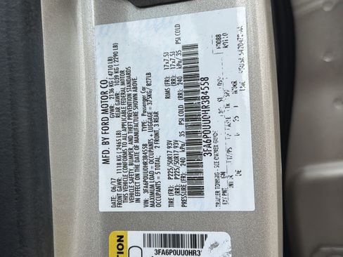 Used 2017 Ford Fusion S FWD image 30